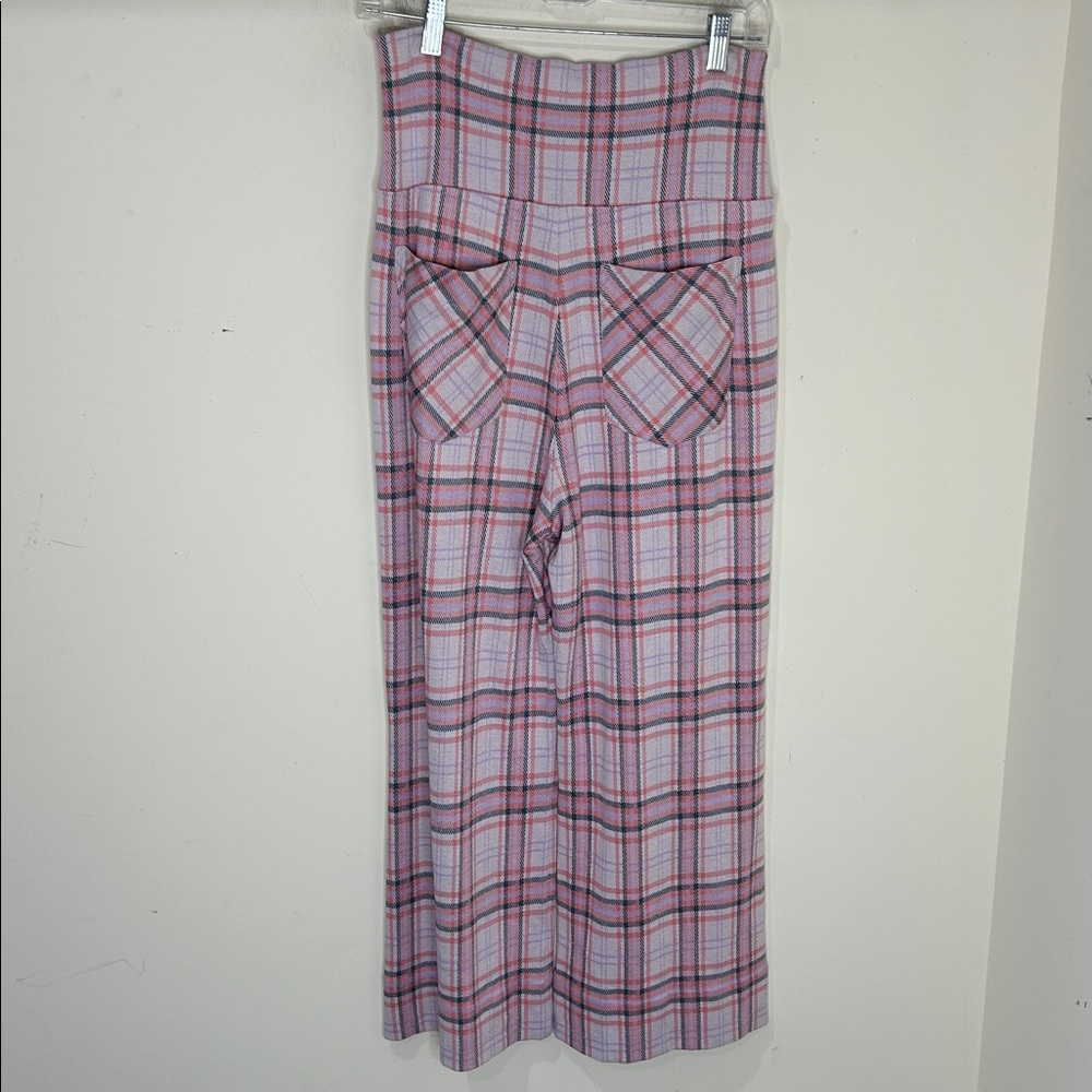 CAbi Pink Plaid Ankle Pants - Picture 3 of 15